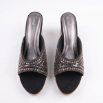 Silver Sparkle Mule