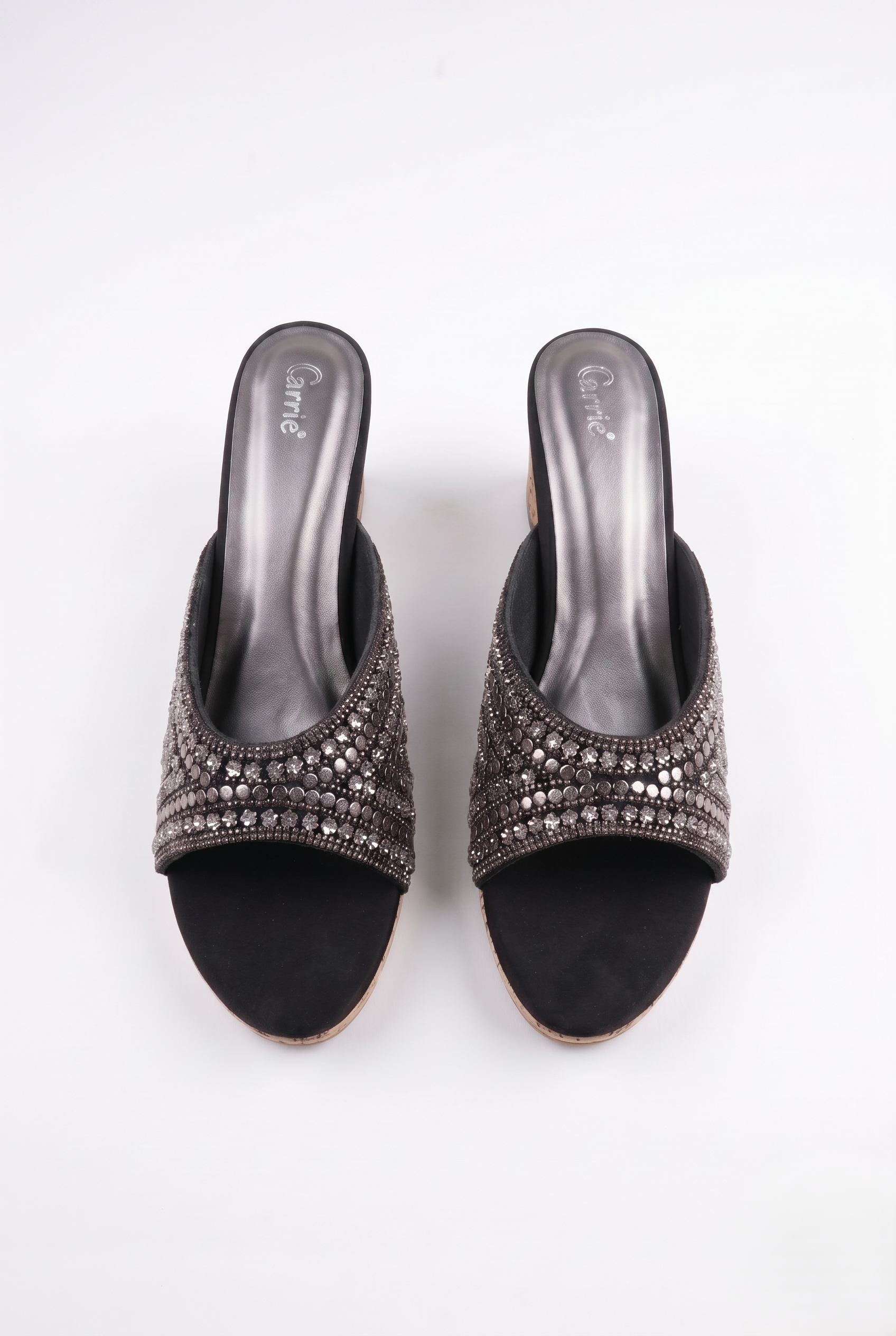 Silver Sparkle Mule