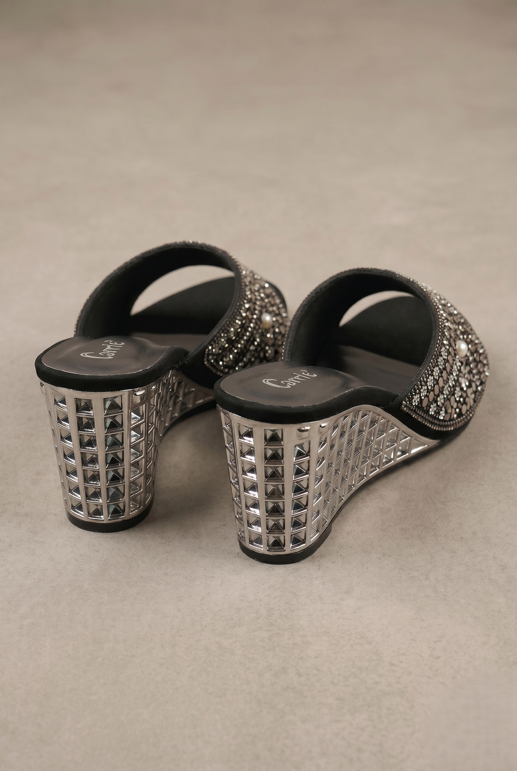 Silver Sparkle Mule - Image 3