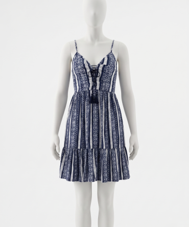 Printed Midi Dress