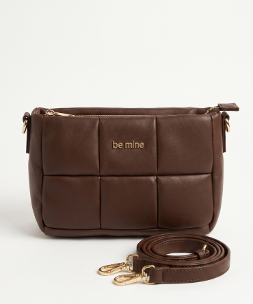 Amora Padded Quilted Leather Sling Bag