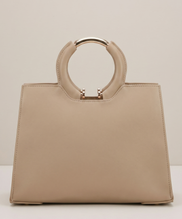 Circle Handle Handbag