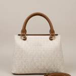 Classic compact vegan leather bag