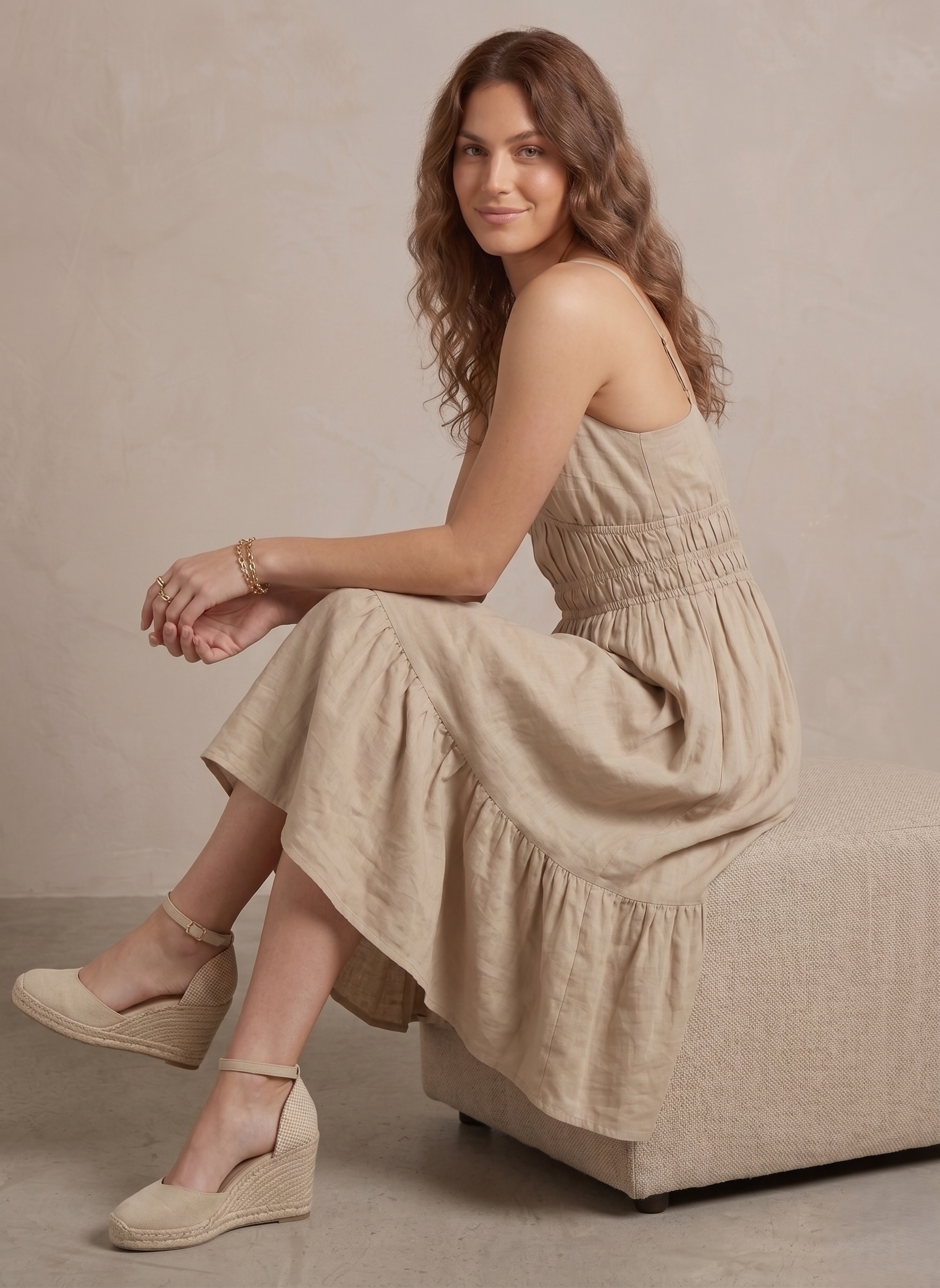 Sun-Kissed Midi Dress - Image 4