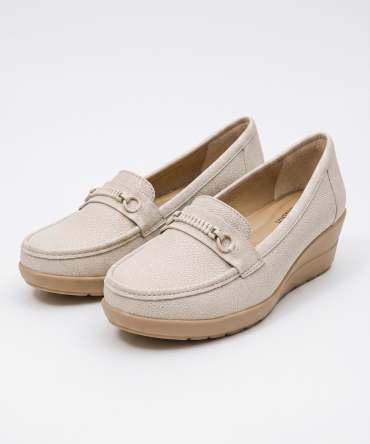 Comfort Wedge Heel Loafers