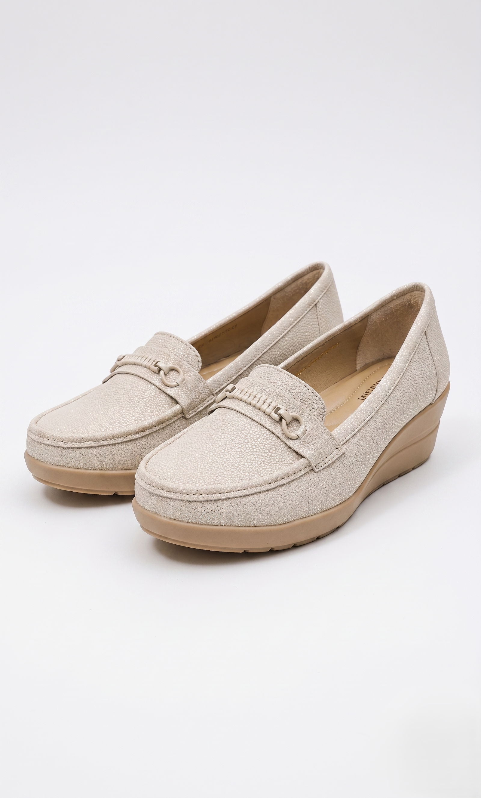 Comfort Wedge Heel Loafers