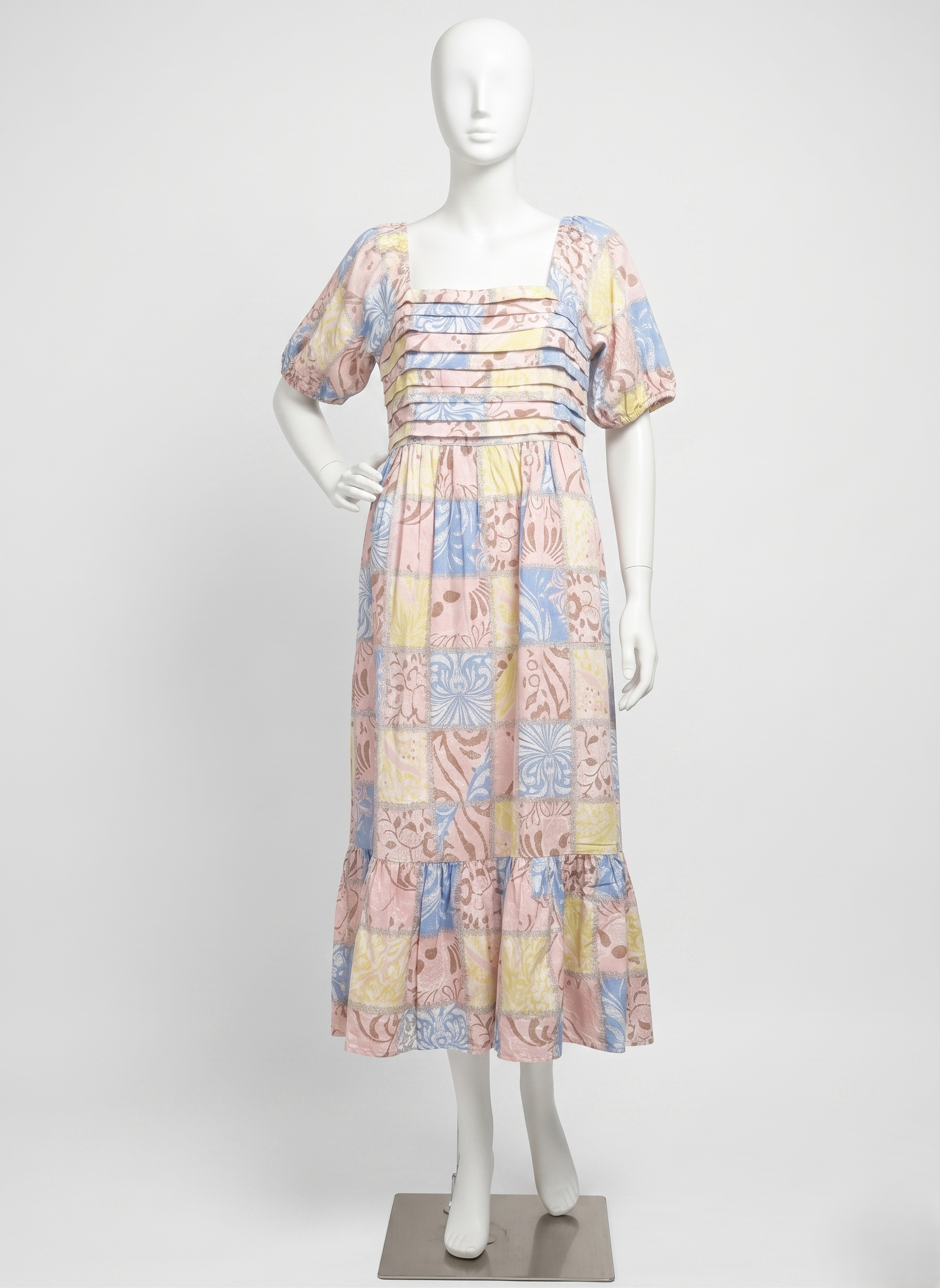 Patchwork Print Dress