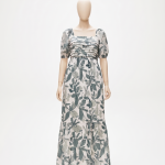 Pleated Midi Dress