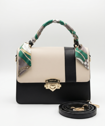 Classic Monochrome Executive Handbag