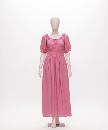 Puff Sleeve Empire Dress