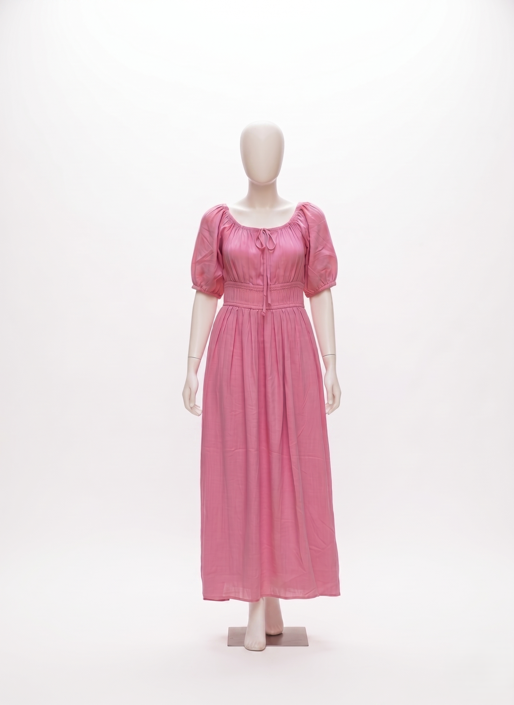 Puff Sleeve Empire Dress
