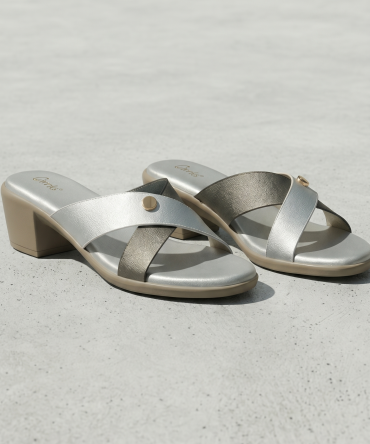 Elegance Dual -Tone Sandals