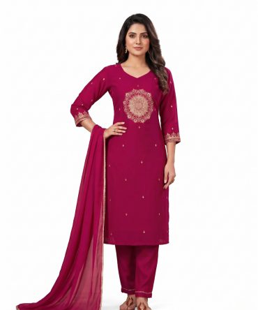 Rust Radiance Silk Set