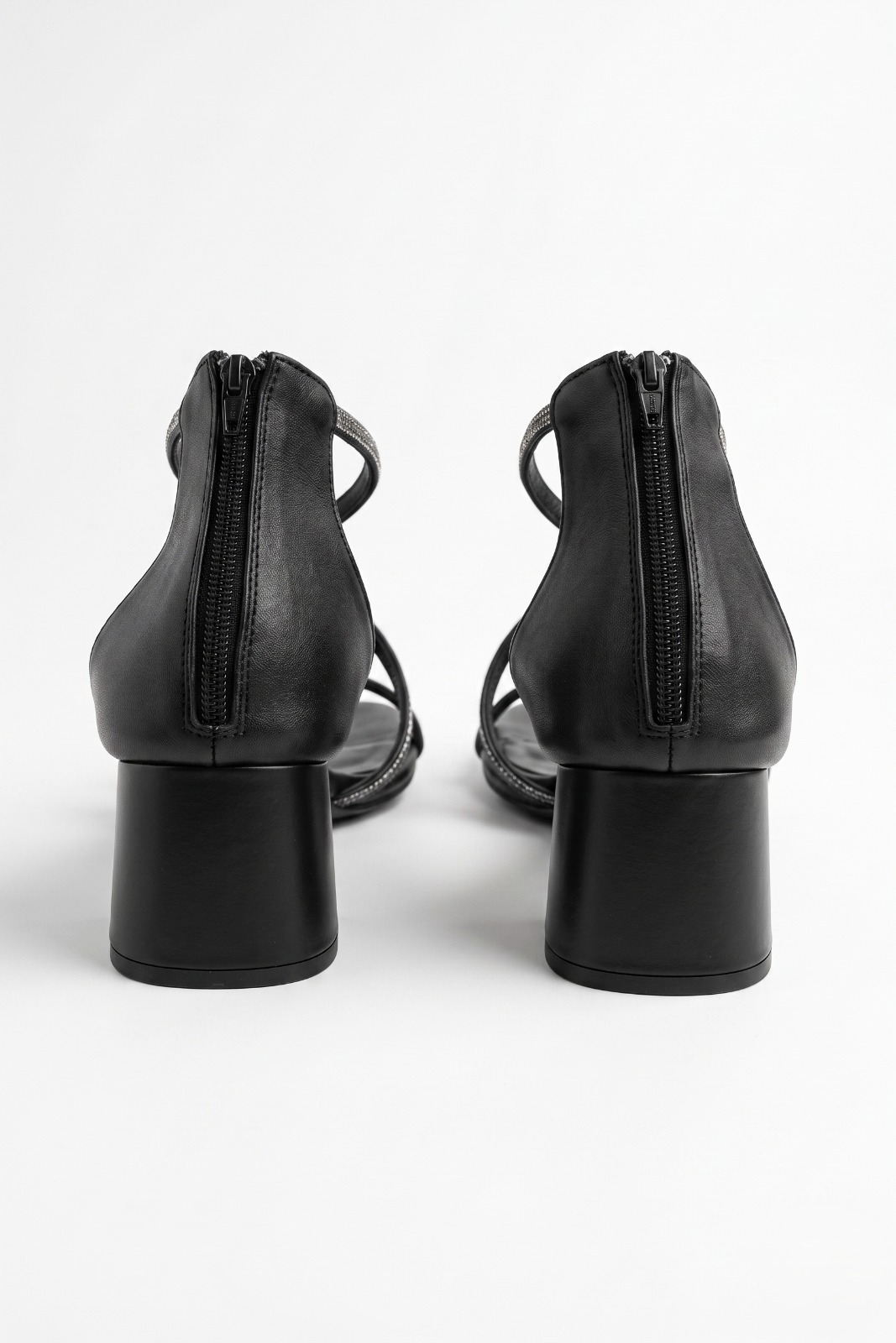 Strappy Block Heels