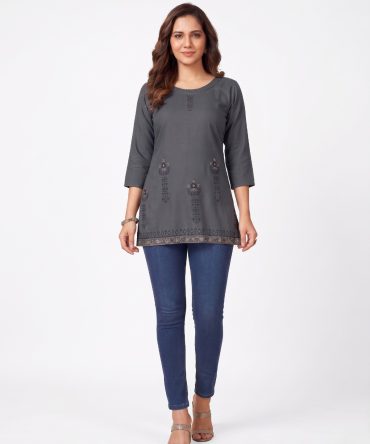 Styling Short Kurti Cream