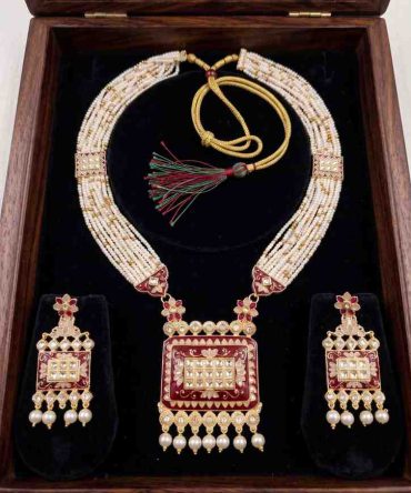 Traditional Rajwadi Necklace set