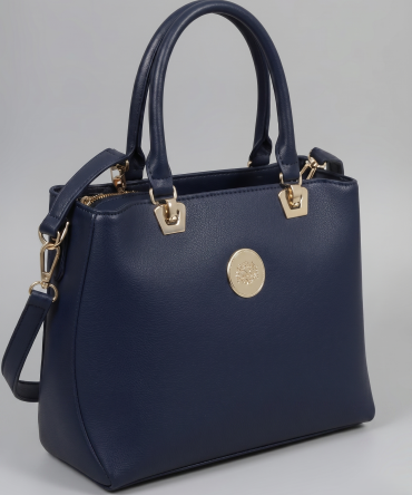 Mulberry Navy Blue Top-Handle Handbag