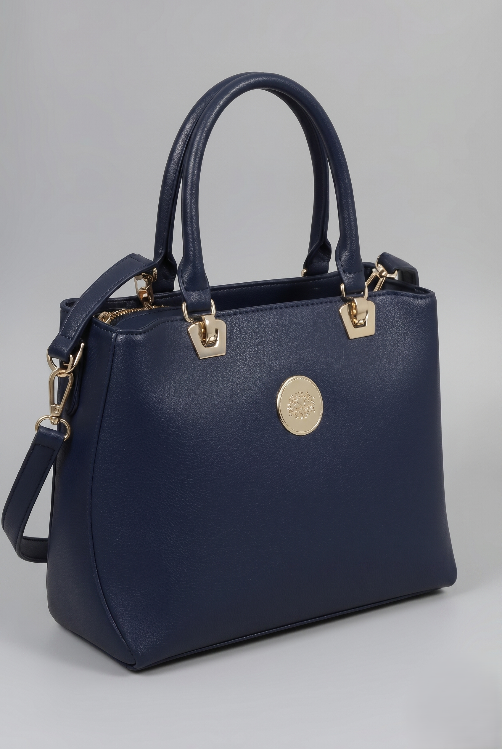 Mulberry Navy Blue Top-Handle Handbag