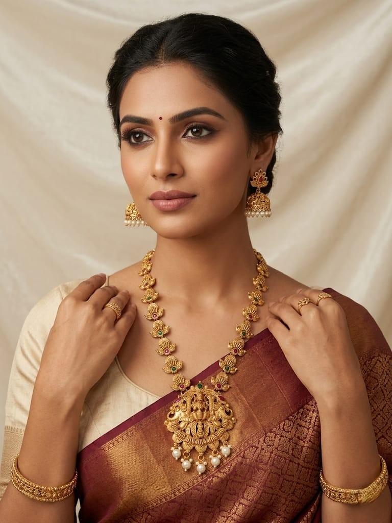 Lakshmi Pendant Set - Image 2