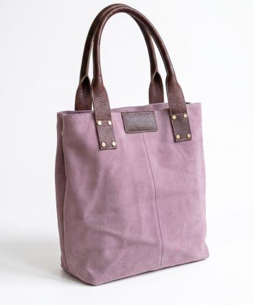 Chic Suede-Finish Jhola Style Bag