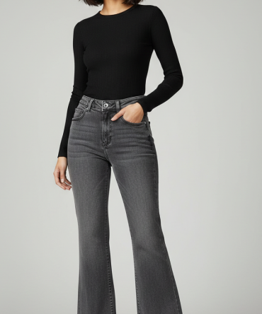 High-Rise Stretchable Bootcut Jeans