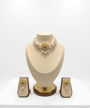 Multi-Color Pearl Choker