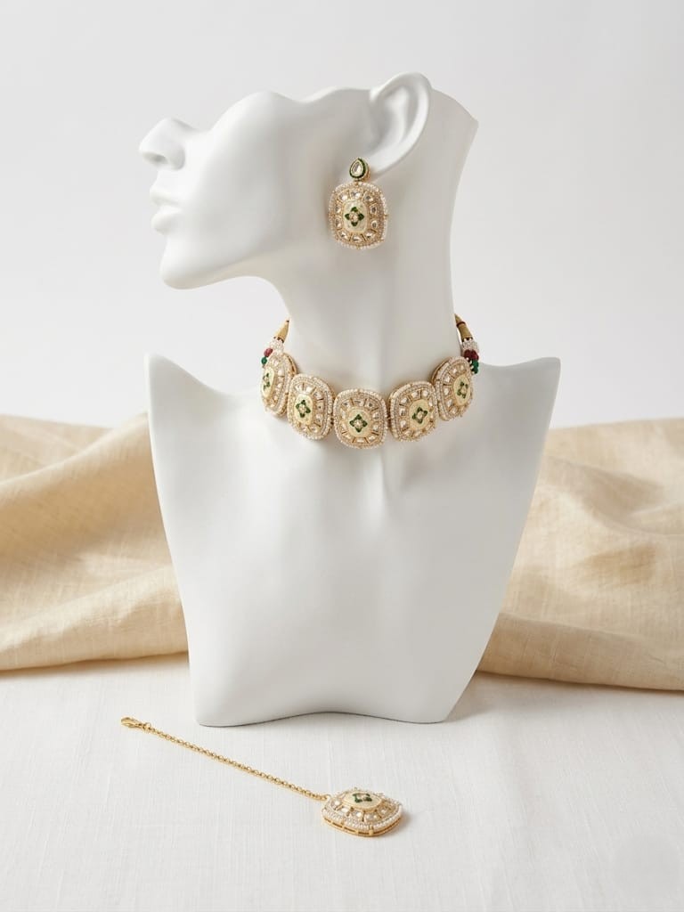 Meenakari & Kundan Choker