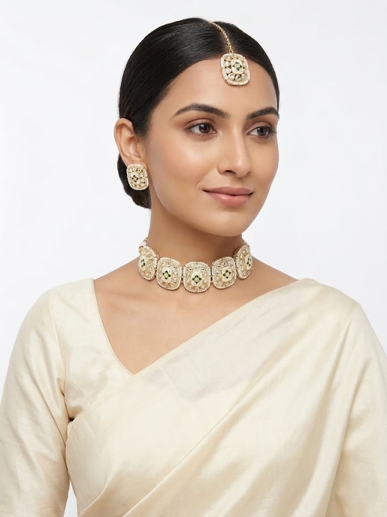 Meenakari & Kundan Choker - Image 2