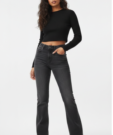 Signature High-Waist Bootcut