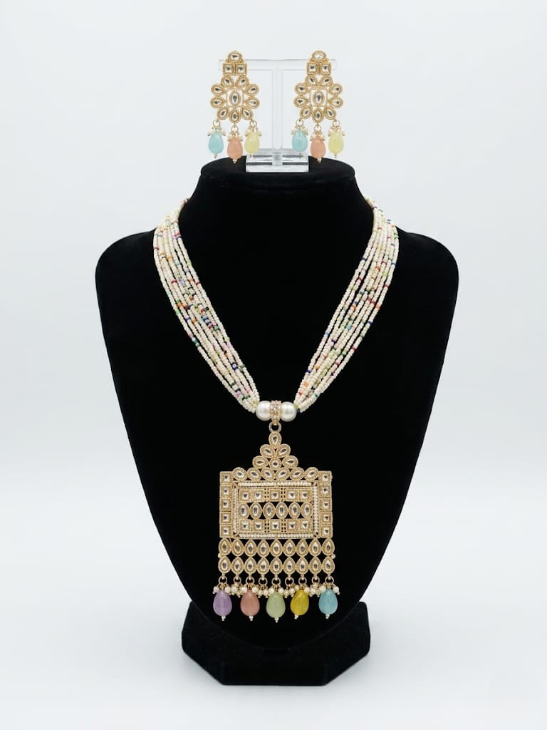 Kundan Long Pendant Rani Haar