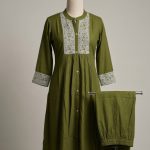 Flared Rayon Kurti with Pants