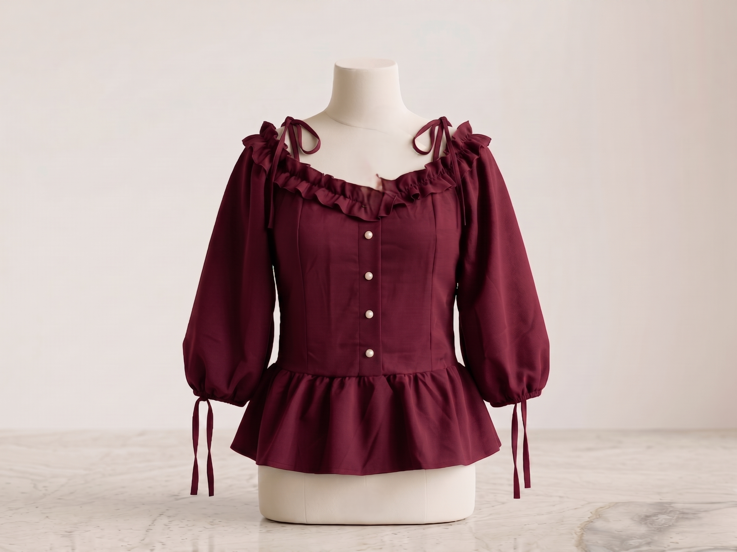 Korean Empire Ruffle Top