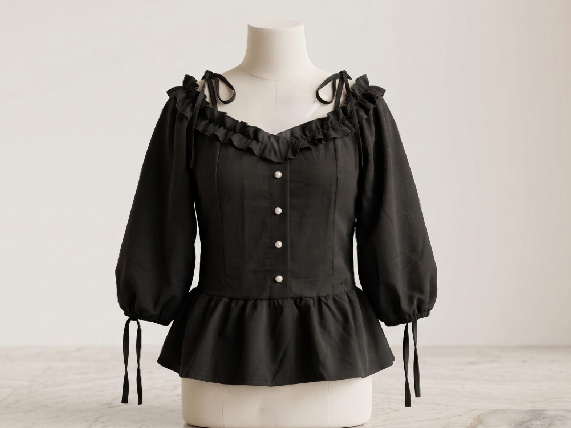 Korean Empire Ruffle Top - Image 3