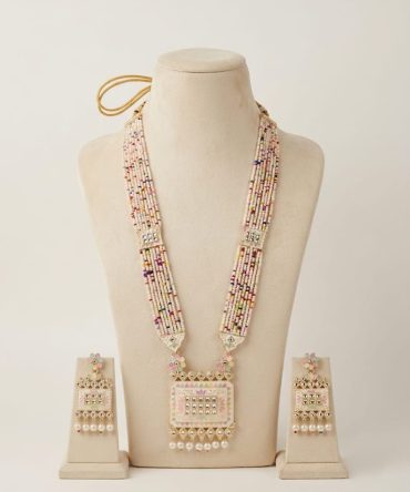 Traditional Meenakari & Kundan Rani Haar
