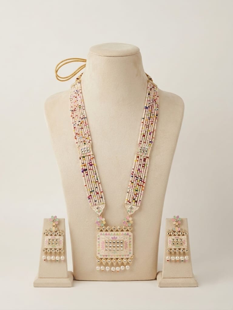 Traditional Meenakari & Kundan Rani Haar