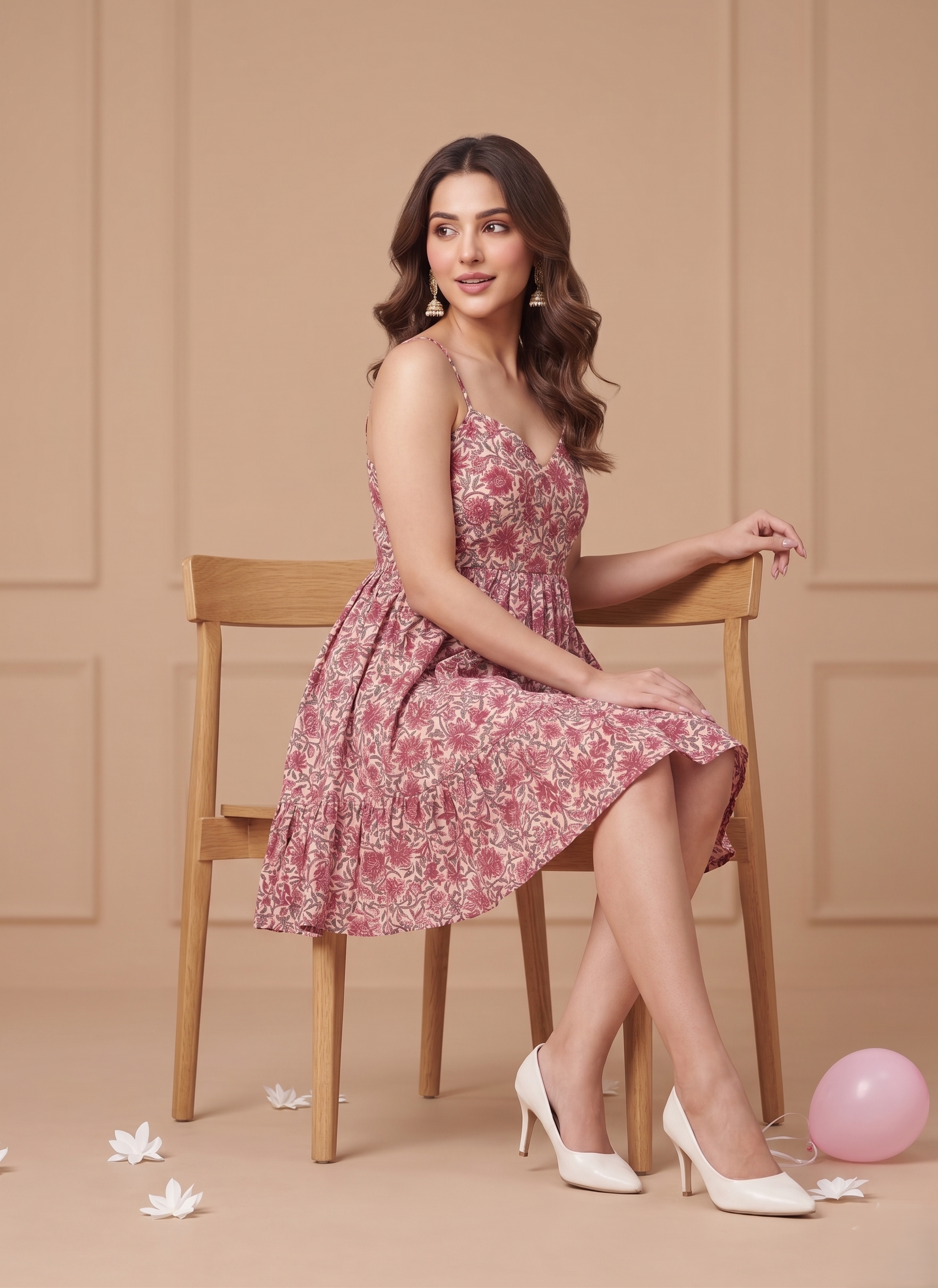 Floral Print Cami Dress - Image 2