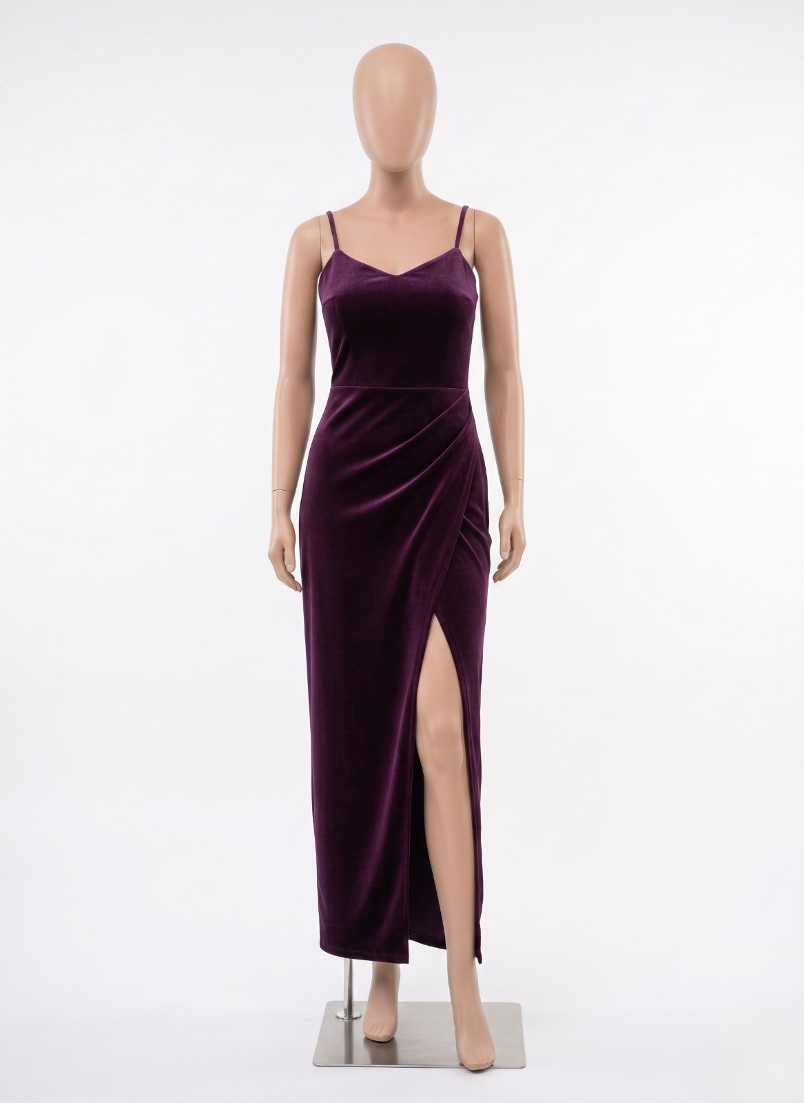 Spaghetti Stap Wrap Dress
