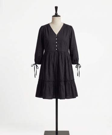 v-neck smocked one pies