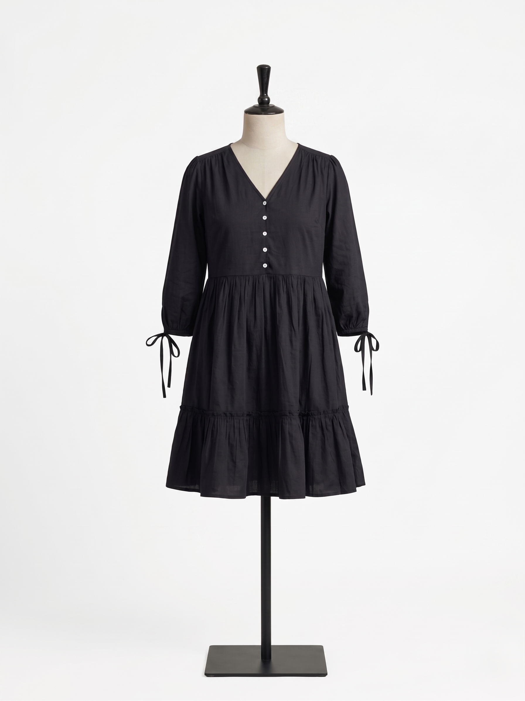 v-neck smocked one pies