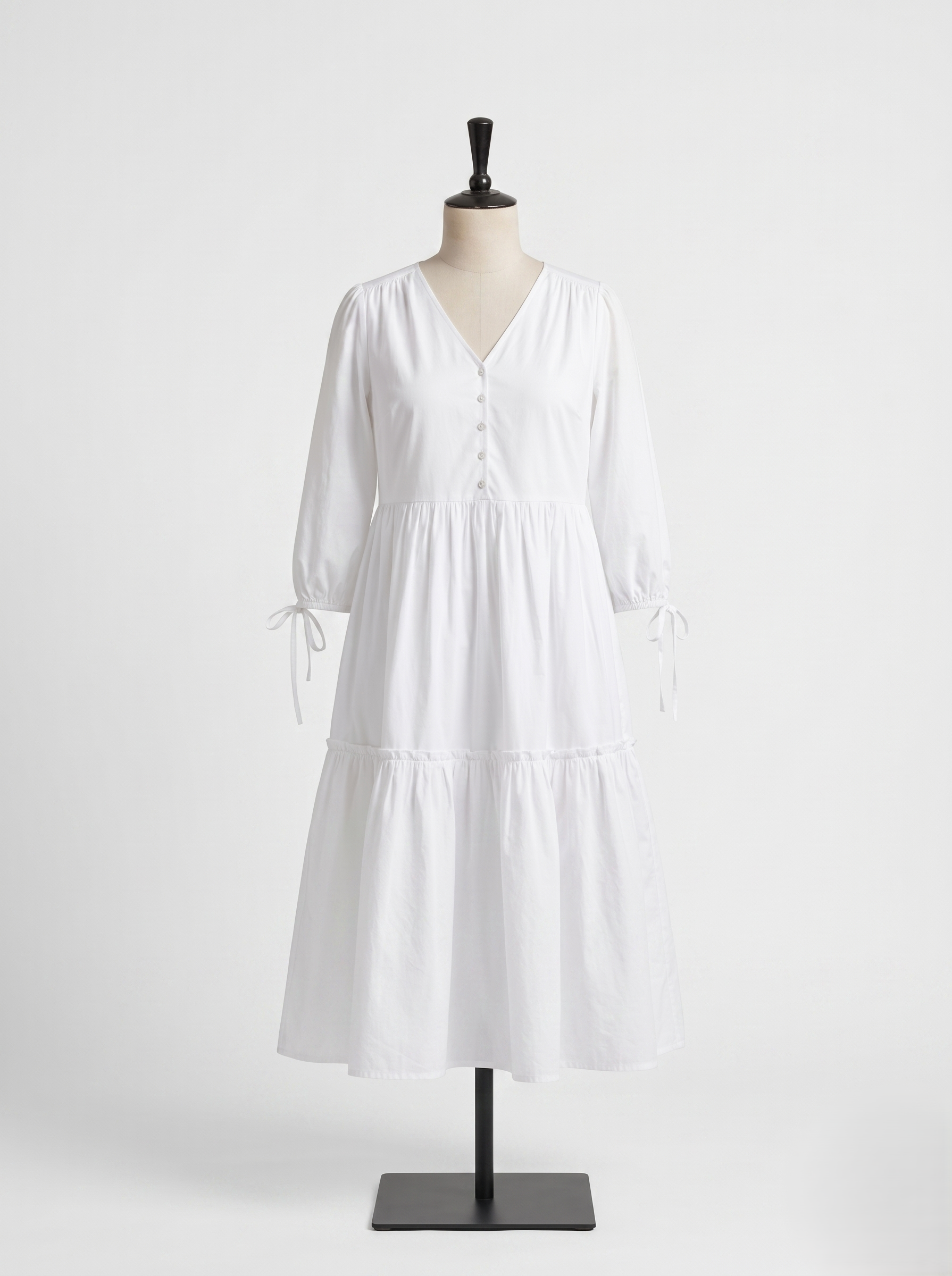 v-neck smocked one pies - Image 5