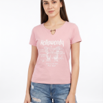 Korean Butterfly Print Grunge Tee