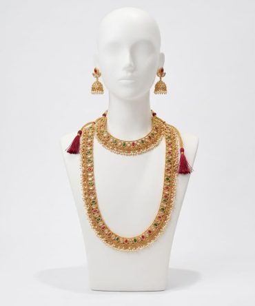Kundan & Meenakari Traditional Necklace Set