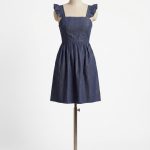 Reffle Shoulder Mini-dress