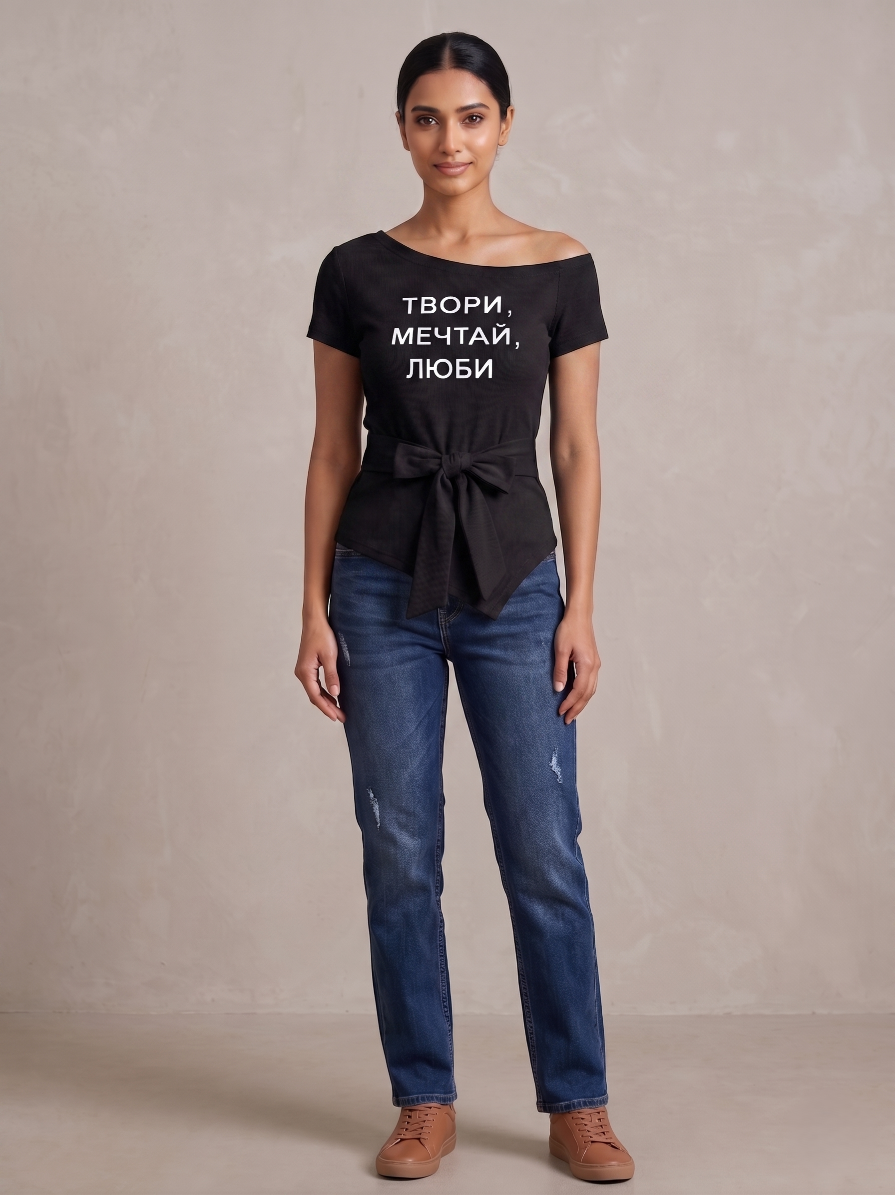 Korean Ribbed Knot Top - Image 2