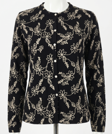 Sequin Embellished Bell Sleeve Top