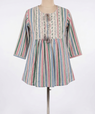 Striped Tunic Top