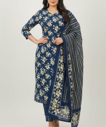 Straight kurta Set with Dupatta