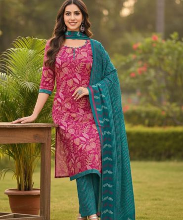 Straight Cut kurta Set  with Dupatta