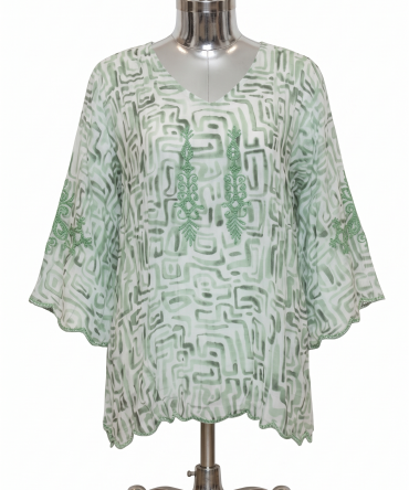 V-neck Tunic Top