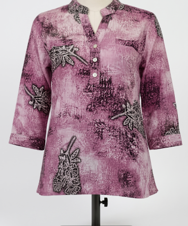 Patterned Tunic Top